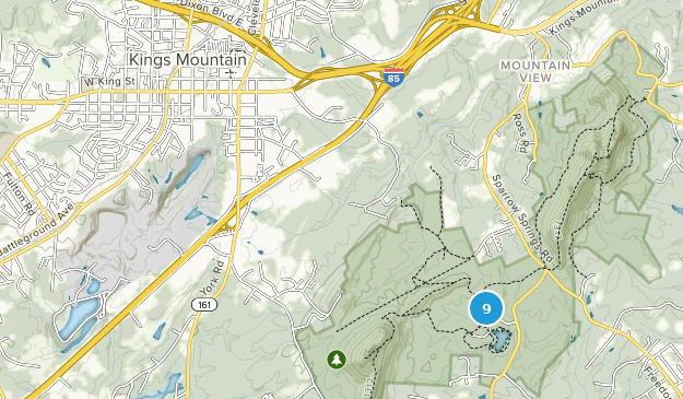 Kings Mountain, Caroline du Nord Map