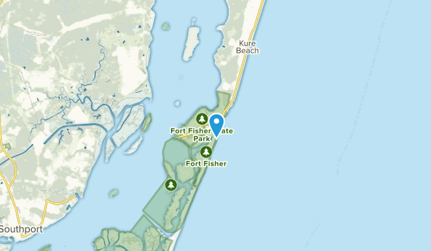 Kure Beach, North Carolina Map