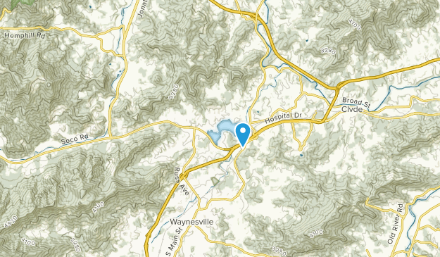 Lake Junaluska, North Carolina Map
