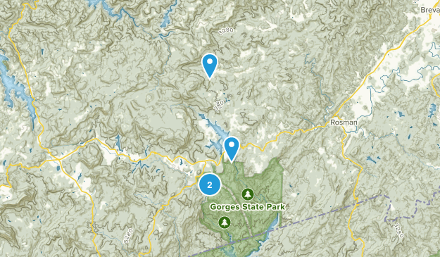 Lake Toxaway, North Carolina Map