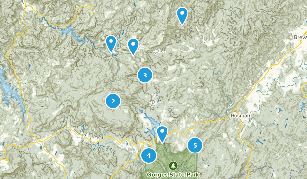 Lake Toxaway, Caroline du Nord Map