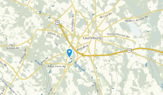 Laurinburg, North Carolina Map