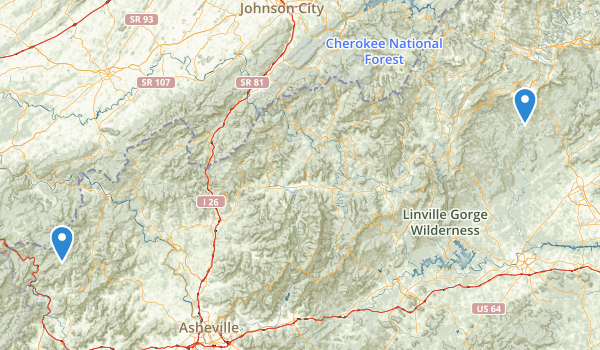 Lenoir, North Carolina Map