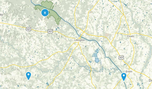 Lillington, North Carolina Map