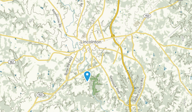Lincolnton, North Carolina Map