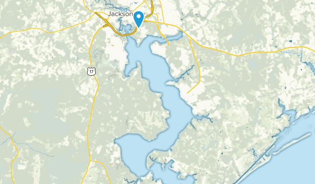 Marine Corps Base Camp Lejeune, Carolina del Norte Map
