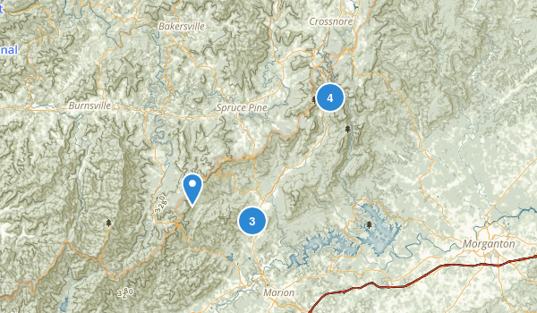 Marion, North Carolina Map