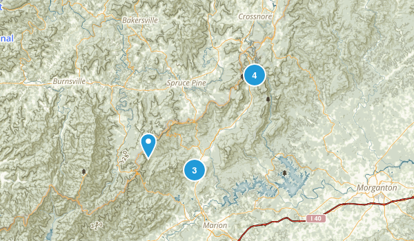 Marion, North Carolina Map
