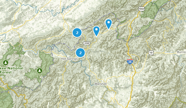 Marshall, North Carolina Map