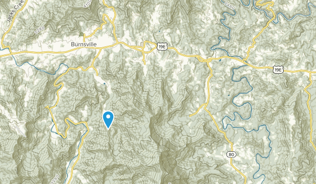 Micaville, North Carolina Map