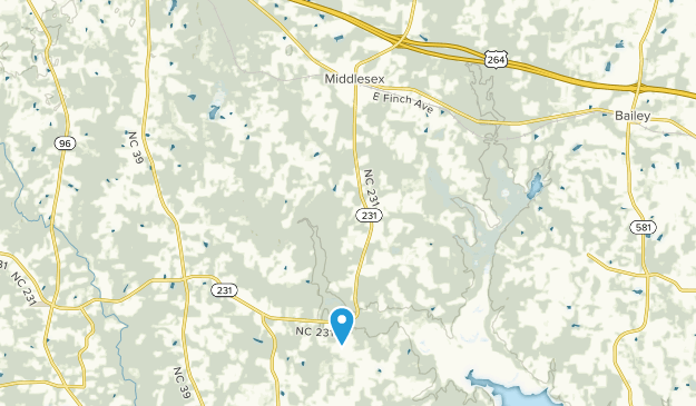 Middlesex, Caroline du Nord Map