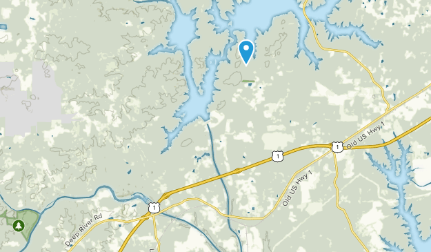 Moncure, Caroline du Nord Map
