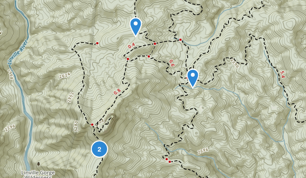 Morganton, North Carolina Map
