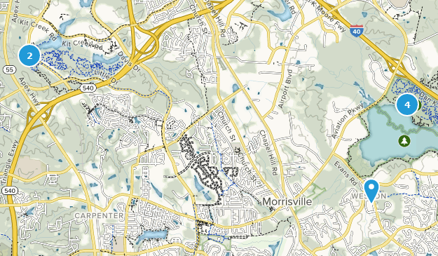 Morrisville, Caroline du Nord Map
