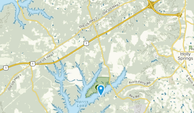 New Hill, North Carolina Map