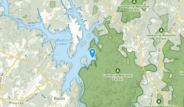 New London, North Carolina Map