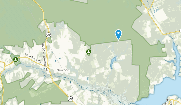 Newport, Caroline du Nord Map
