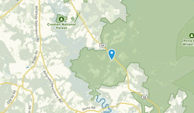 Pala Alto, North Carolina Map