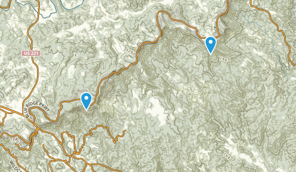 Purlear, North Carolina Map