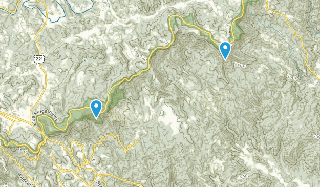 Purlear, North Carolina Map