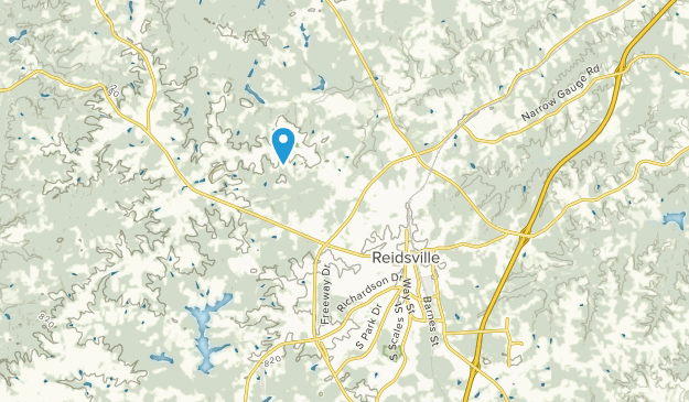 Reidsville, Caroline du Nord Map