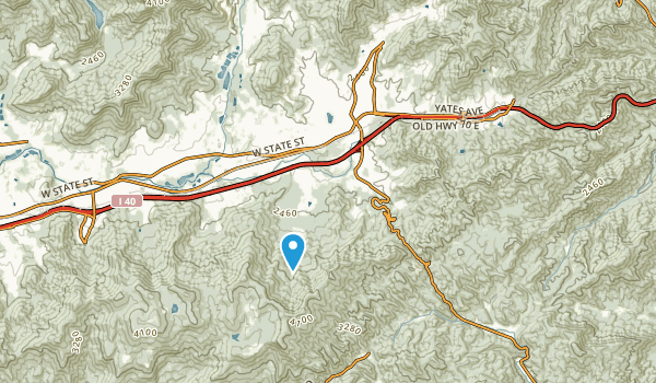 Ridgecrest, North Carolina Map