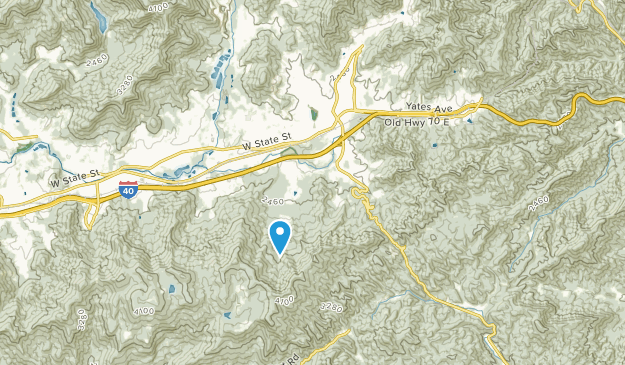 Ridgecrest, North Carolina Map