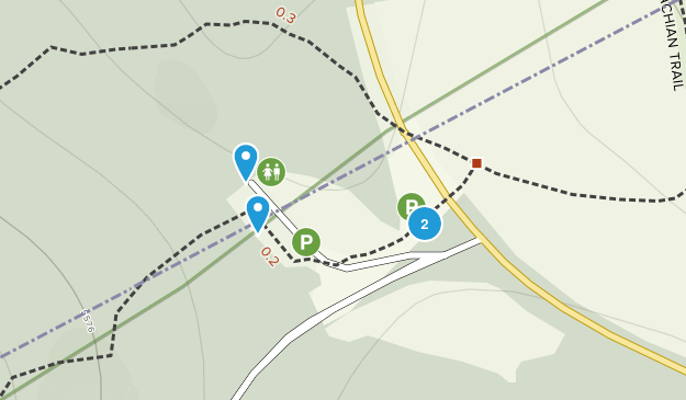 Roan Mountain, North Carolina Map