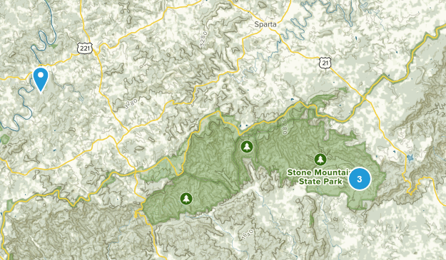 Roaring Gap, North Carolina Map