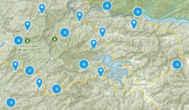 Robbinsville, Caroline du Nord Map