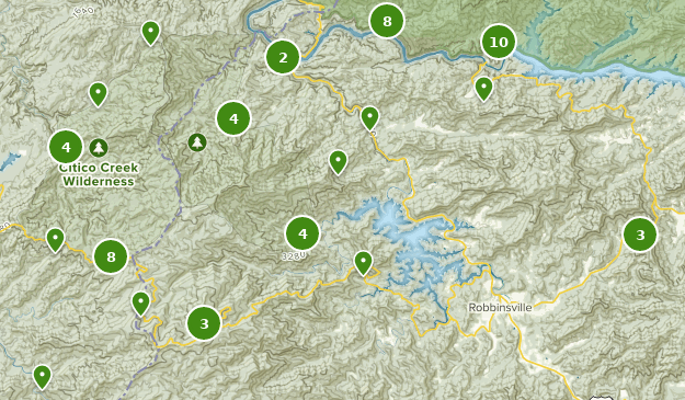 Robbinsville, North Carolina Map