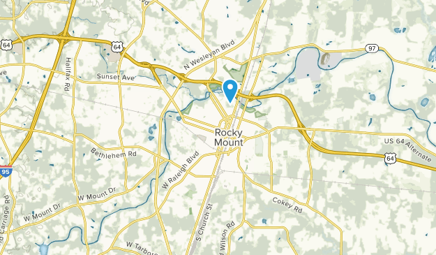 Rocky Mount, North Carolina Map