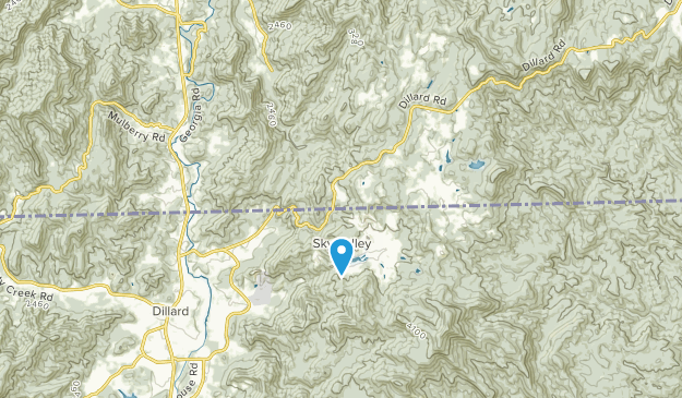 Scaly Mountain, North Carolina Map