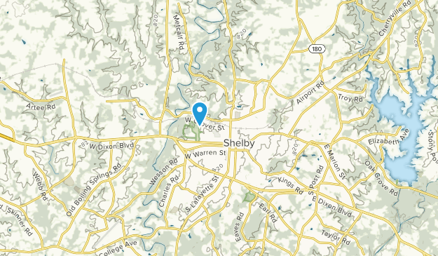 Shelby, North Carolina Map