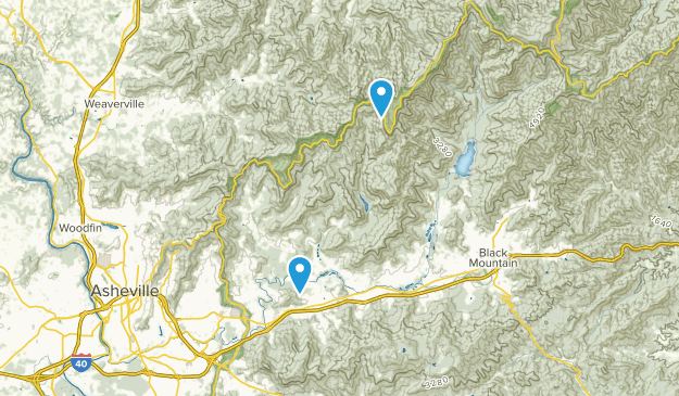 Swannanoa, North Carolina Map