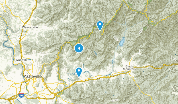 Swannanoa, North Carolina Map