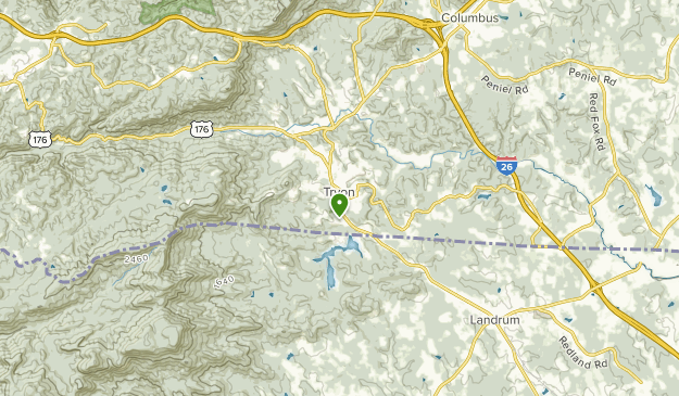 Tryon, North Carolina Map