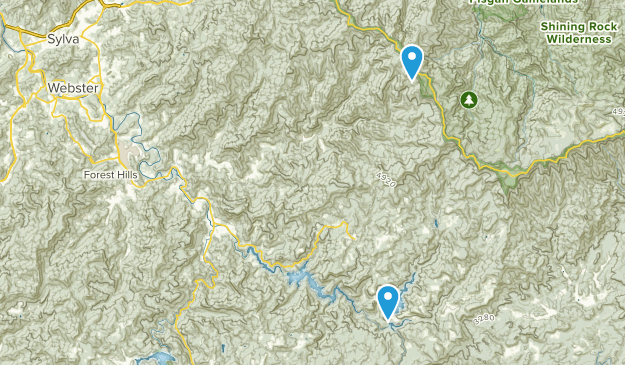 Tuckasegee, North Carolina Map