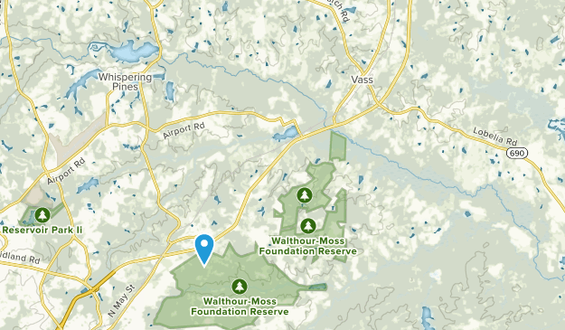 Vass, Caroline du Nord Map