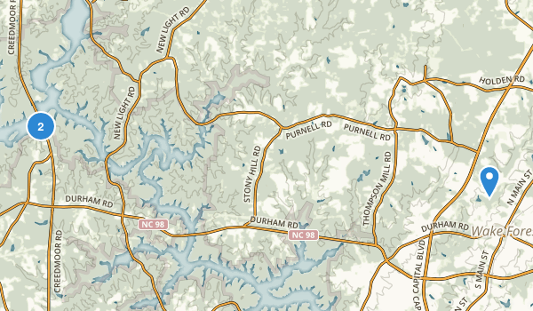 Wake Forest, North Carolina Map