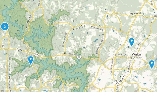 Wake Forest, North Carolina Map