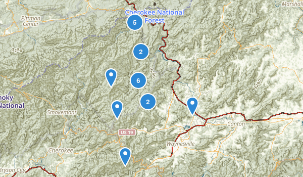 Waynesville, North Carolina Map