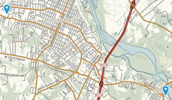 Weldon, North Carolina Map