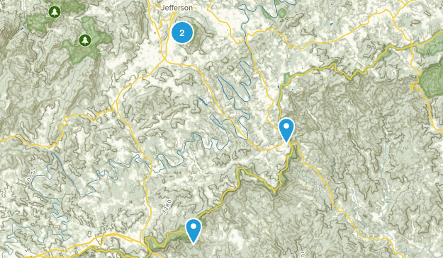 West Jefferson, North Carolina Map