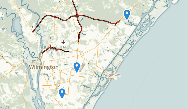 Wilmington, North Carolina Map