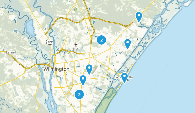 Wilmington, North Carolina Map