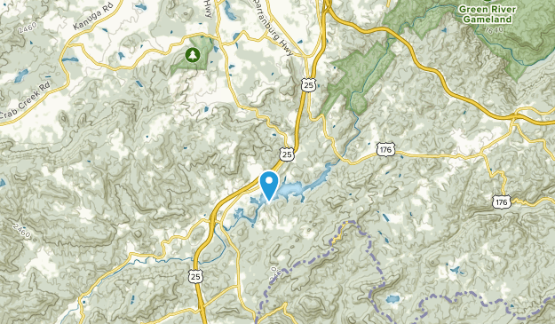 Zirconia, Caroline du Nord Map