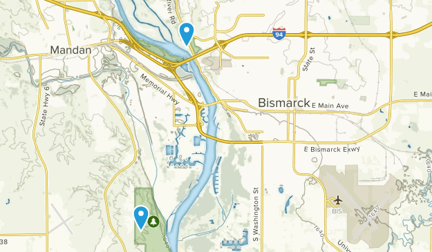 Bismarck, North Dakota Map
