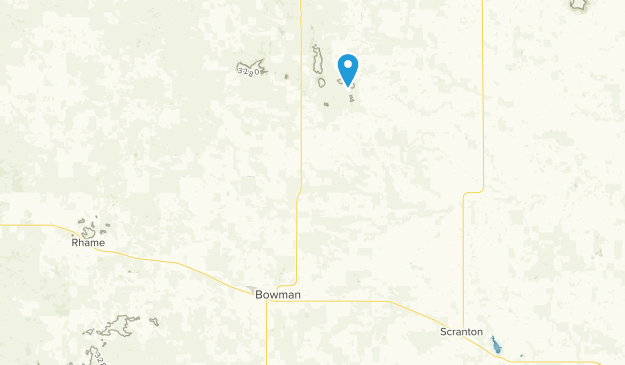 Bowman, North Dakota Map