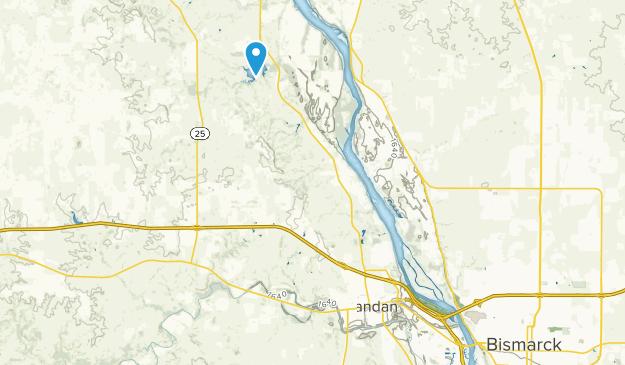Mandan, North Dakota Map